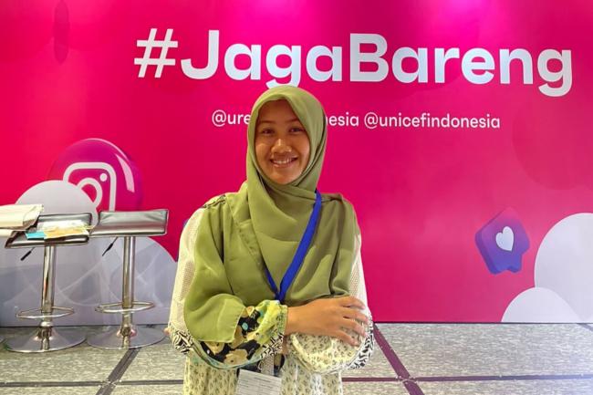 Kisah Naela Intana Putri, Siswi MA NWDI Perian Ikuti Pelatihan yang Digelar Unicef di Jakarta